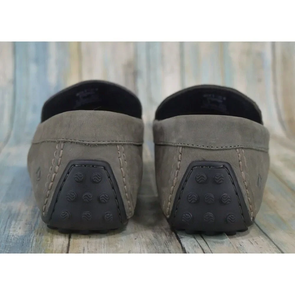Sperry Hamilton II Men's Size 12 Driving Moccasins Loafer Venetian Grey STS21684